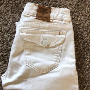 White Ankle Crop or Capris